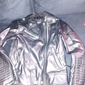 Beautiful black motorcycle jacket